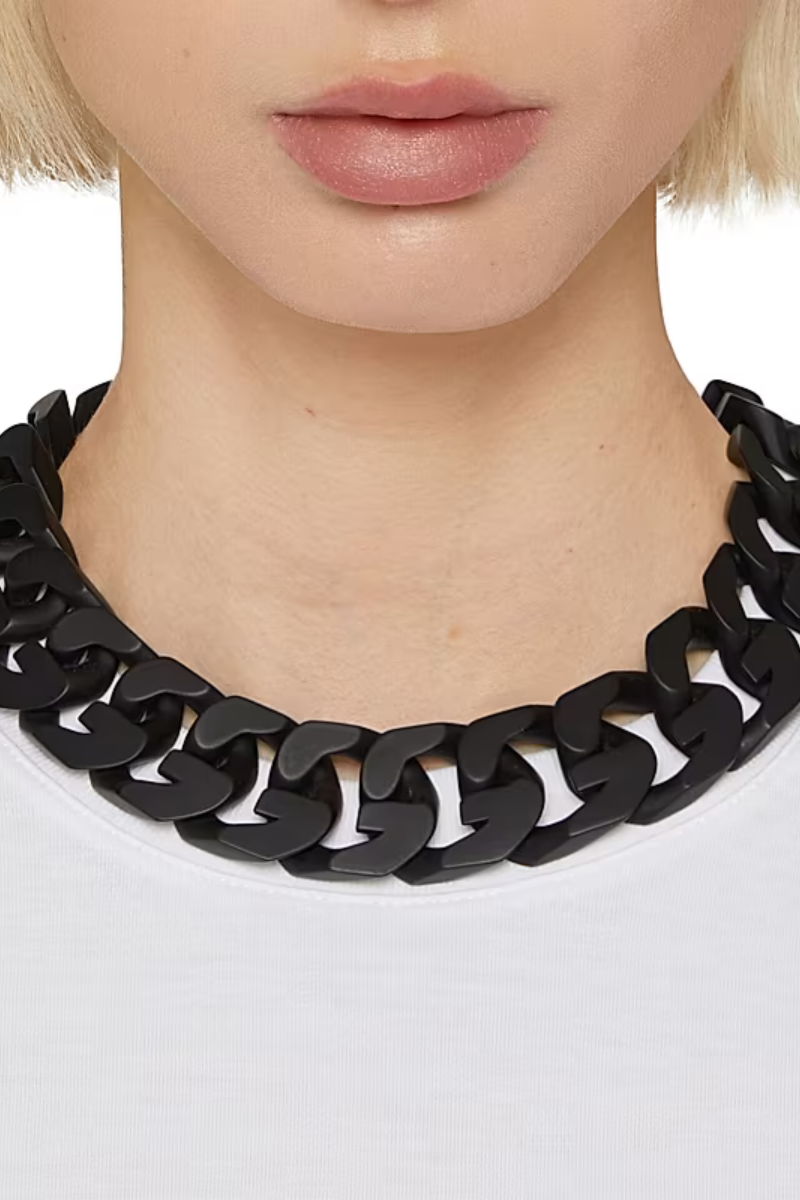 Givenchy G CHAIN MEDIUM BLACK NECKLACE BF00CGF045