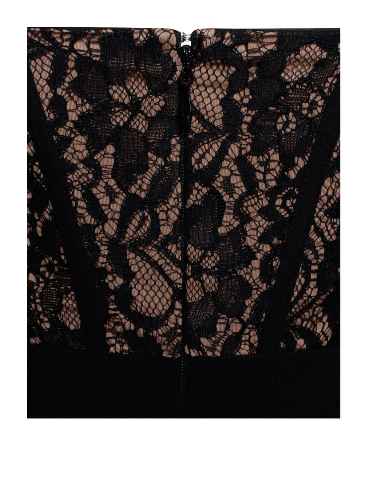 Junia Black Lace Corset Maxi Dress (Archive Sale)