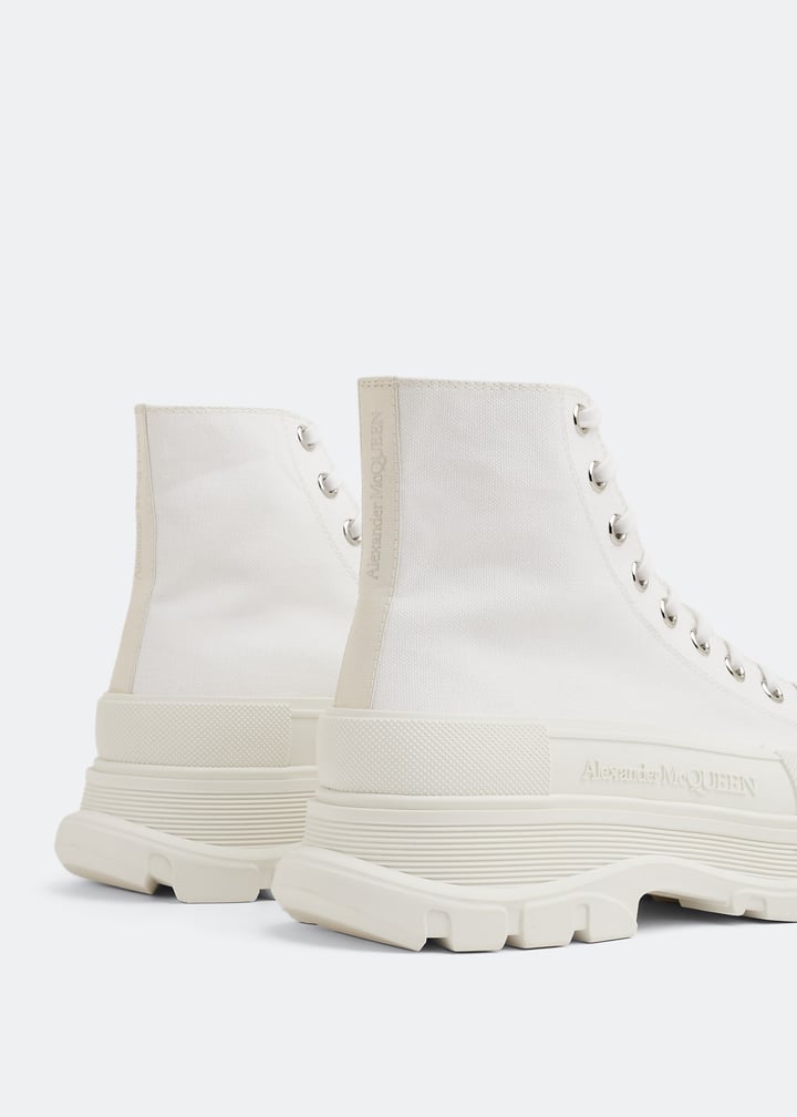 Alexander McQueen Tread Slick Boot 'Triple White'