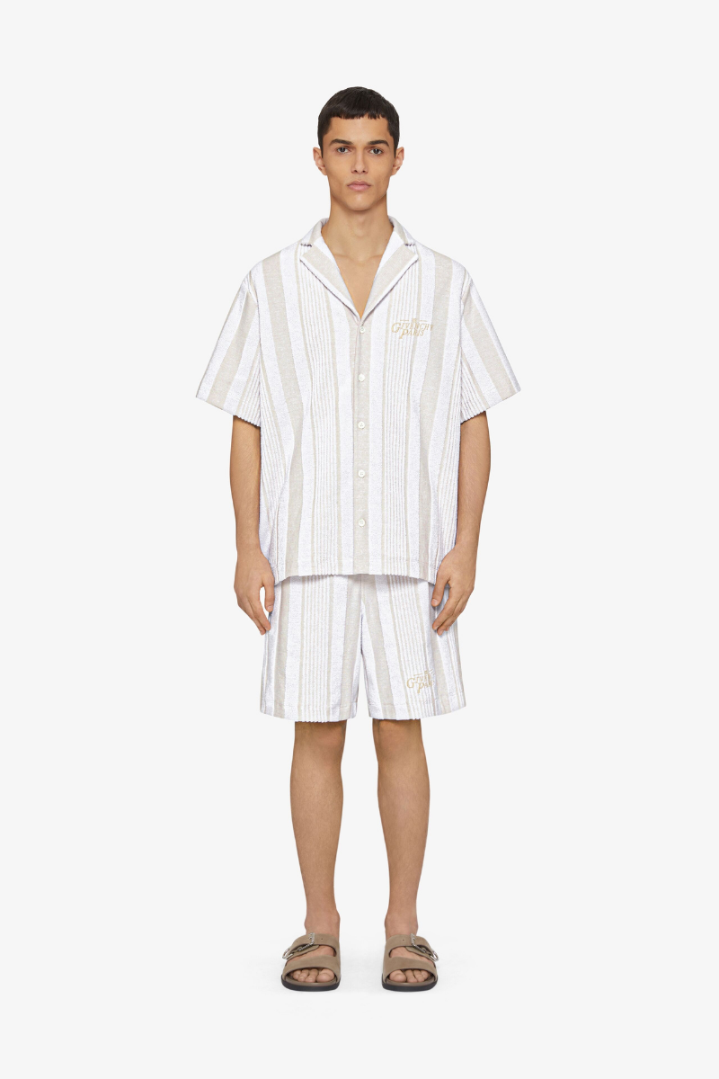 Givenchy Short Sleeves Jersey Vendome Shirt_White/Beige