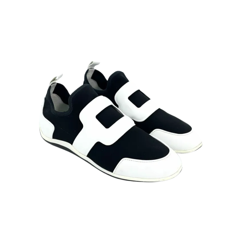 Womens | Roger Vivier Sporty Viv' Slip-On Sneakers (Black/White)