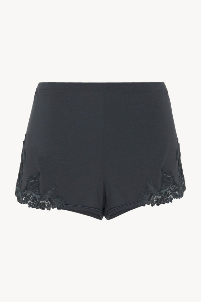 La Perla Shorts In Charcoal Grey Jersey