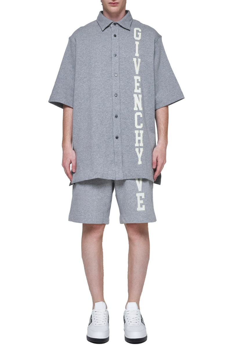 Givenchy Short Sleeve Shirt_Light Grey Melange