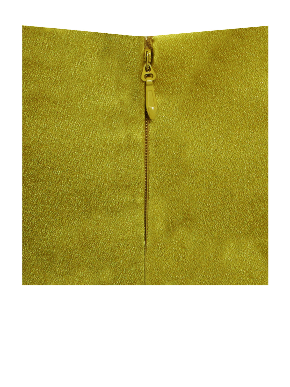 Marcia Gold Satin Strappy Halter Neck Dress (Archive Sale)