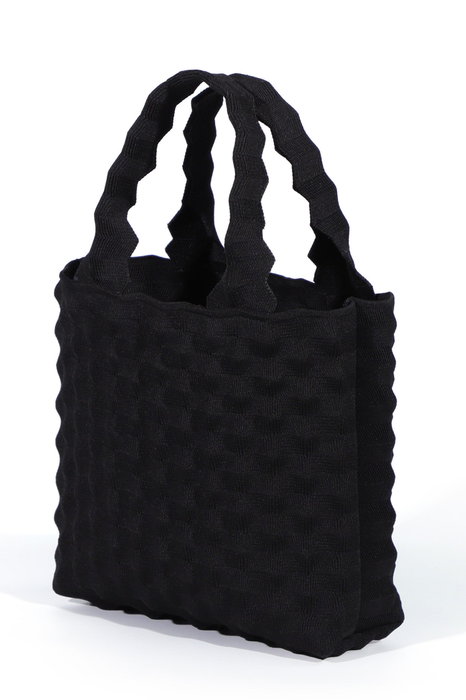 Max Simple Pineapple Knit Bag-Black
