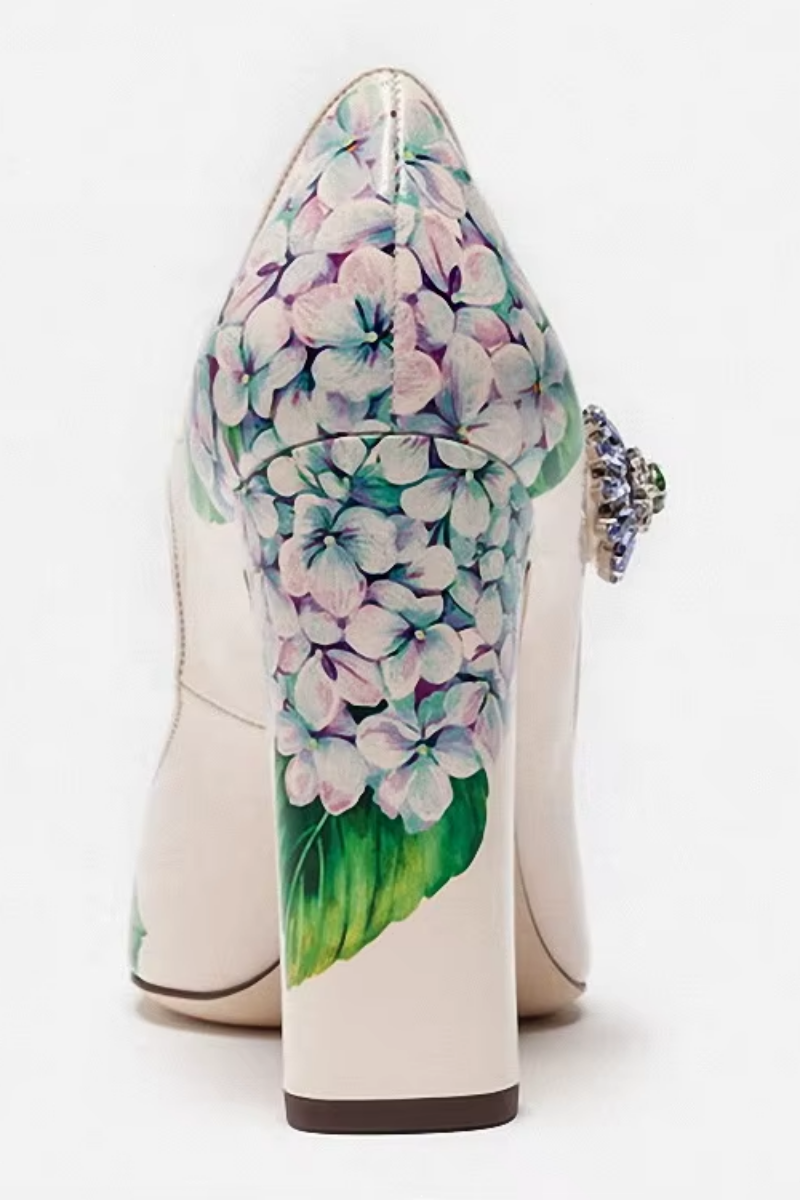 Dolce & Gabbana Multicolor Patent Leather Mary Jane Pumps