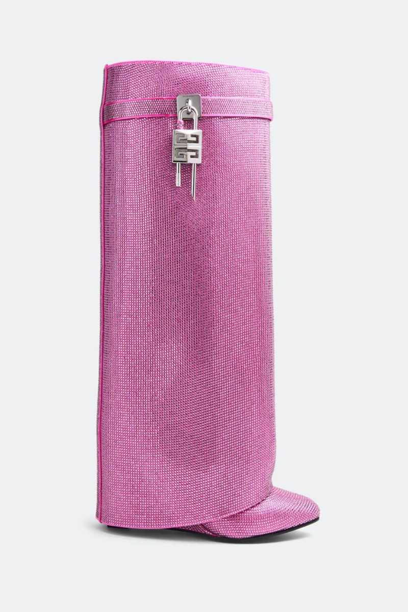 Givenchy Shark Lock Pant Boots 90Mm_Neon Pink