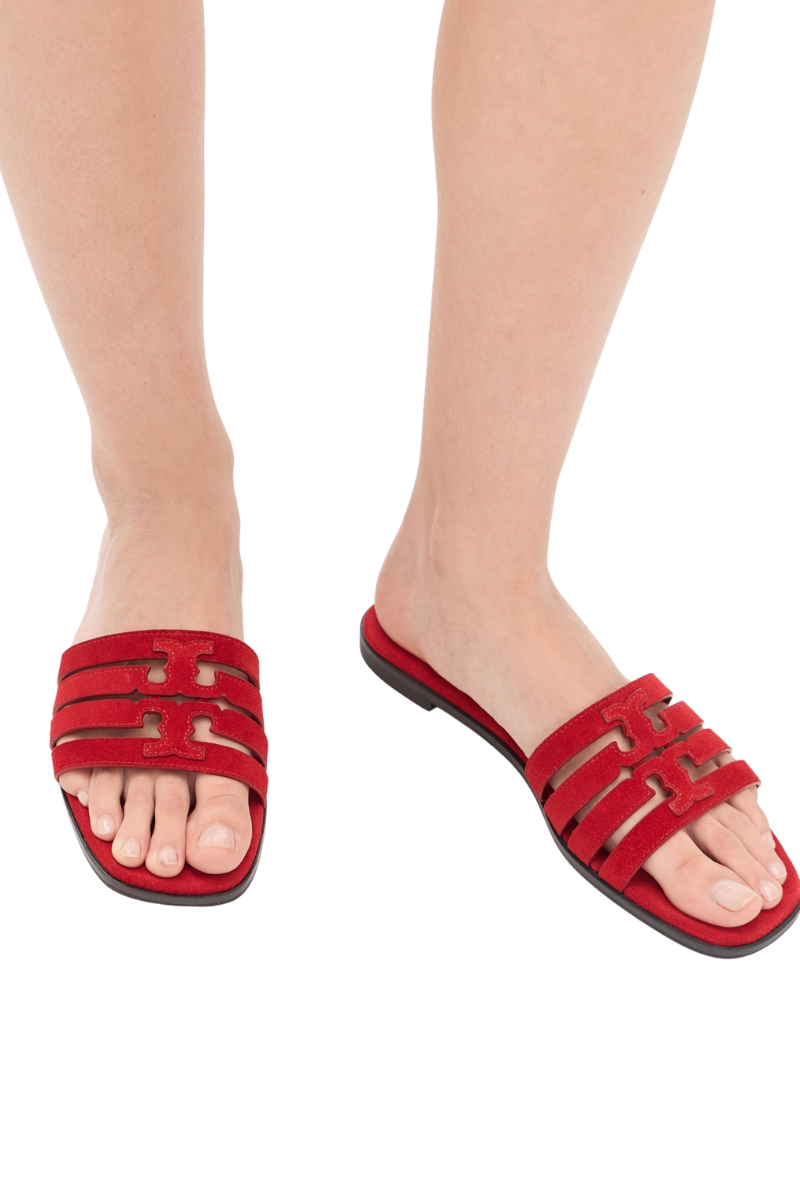Tory Burch Ines Cage Slide Toucan Red/Toucan Red 181076675