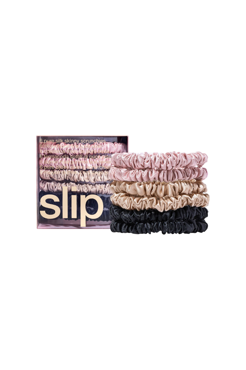 Slip Pure Silk Skinny Scrunchies 6 pack