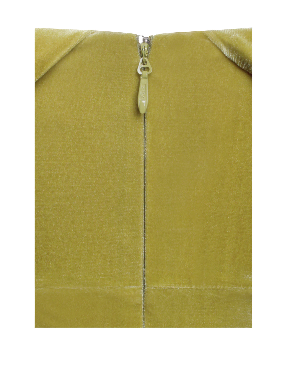 Omaria Gold Velvet Off Shoulder Corset Dress (Archive Sale)
