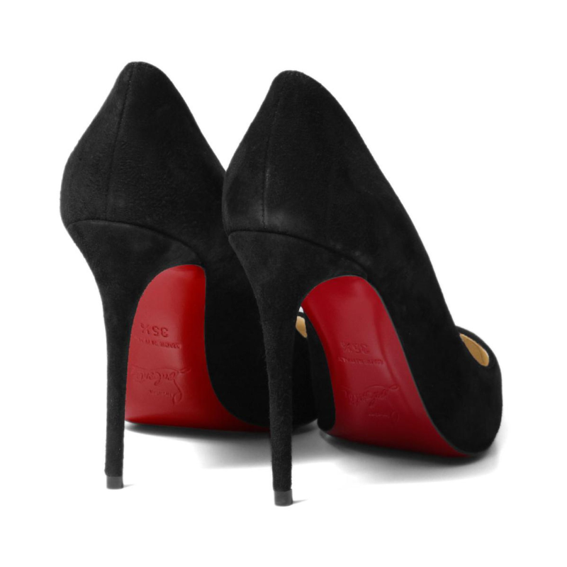 Womens | Christian Louboutin Pigalle Folies 100mm Suede Pointed Toe Pumps Black