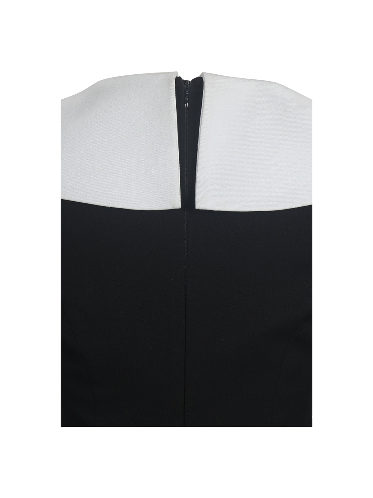 Heather Black Collared Decorative Button-Front Mini Dress