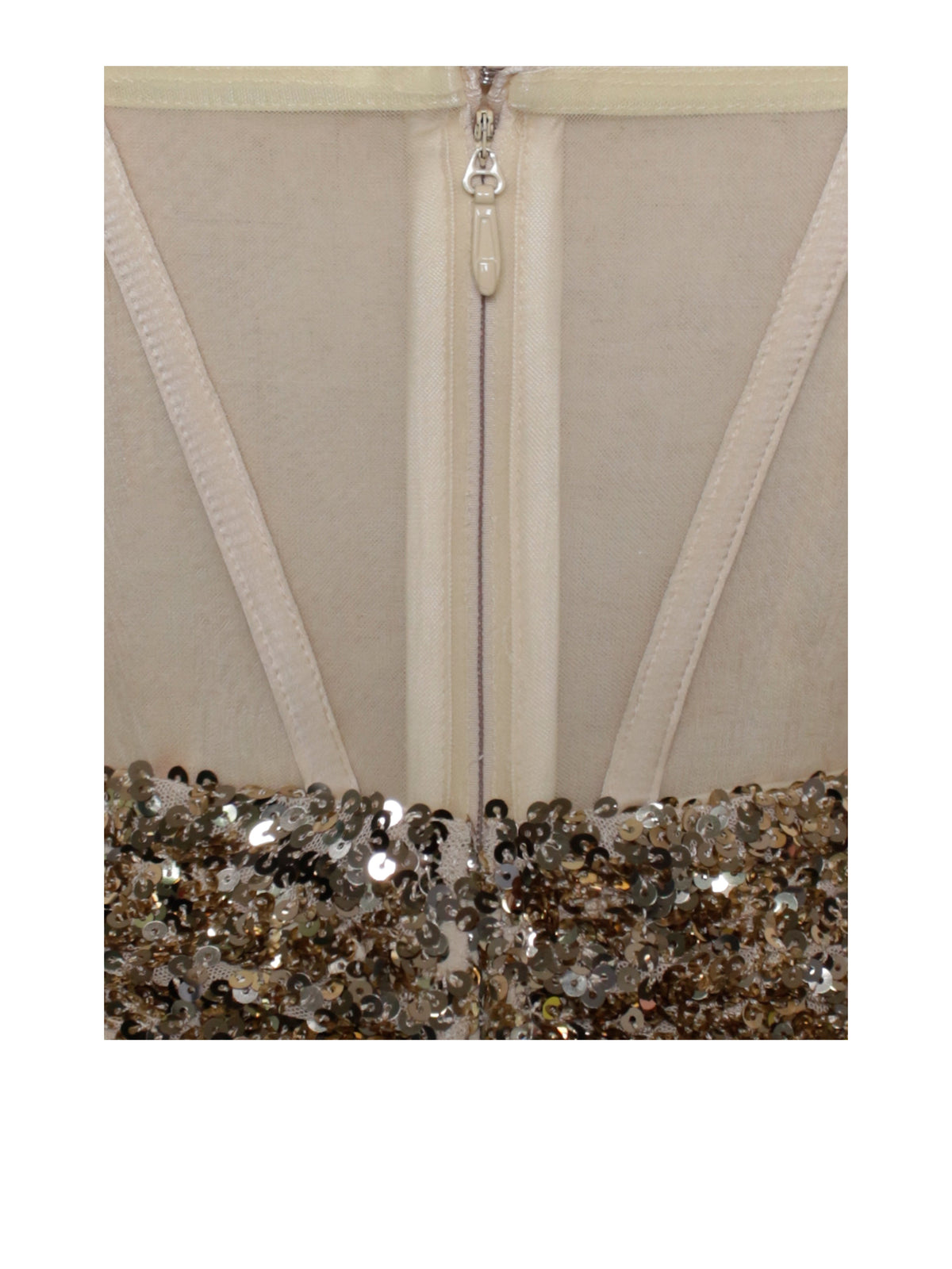 Layla Gold Sequin Corset Dress (Archive Sale)