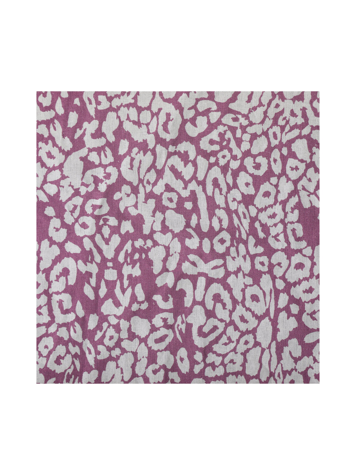 Jocie Mauve Cheetah Print Linen Head Scarf