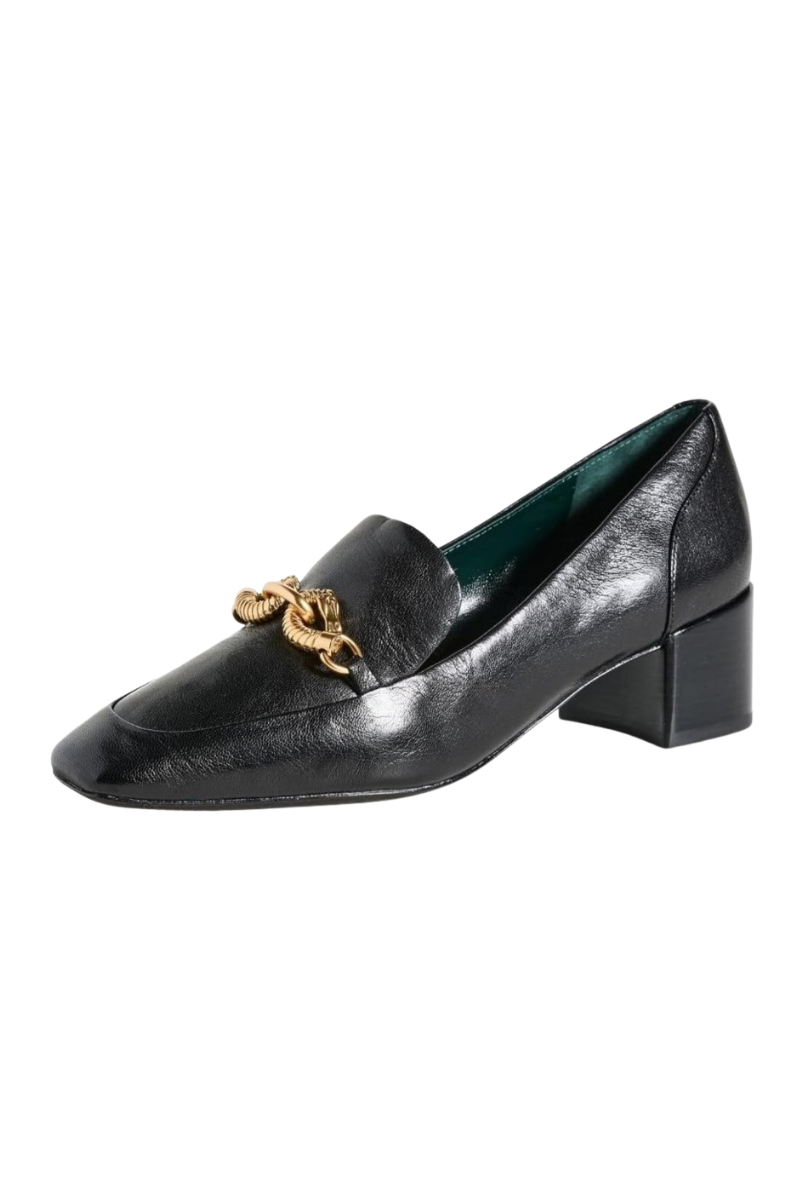 Tory Burch Jessa Heeled Loafer 45Mm Perfect Black 153109006