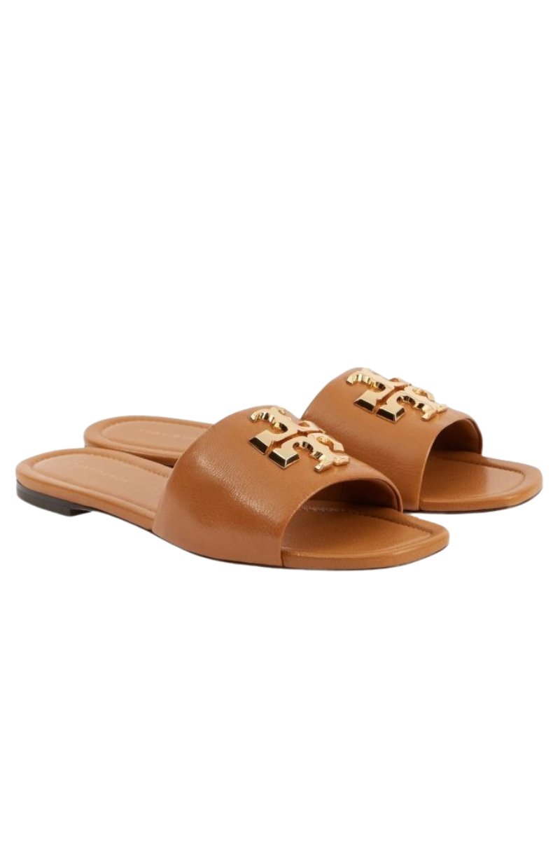 Tory Burch Eleanor Slide Caramel Corn / Gold 157966776