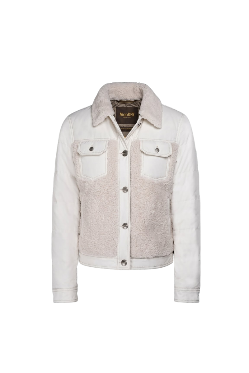 MooRER PETUNIA-24H Jacket Ecru
