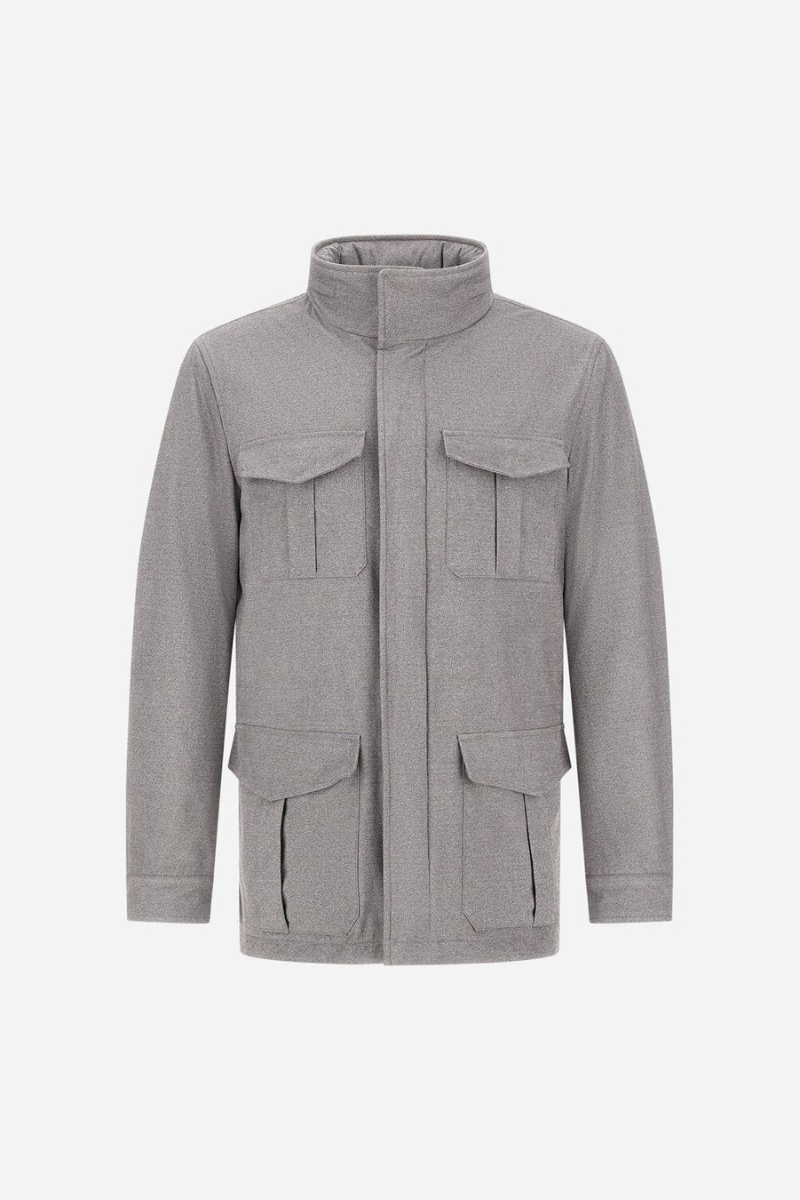 Herno Men Outerwear Jacket Fi000094U-13147 Naturale