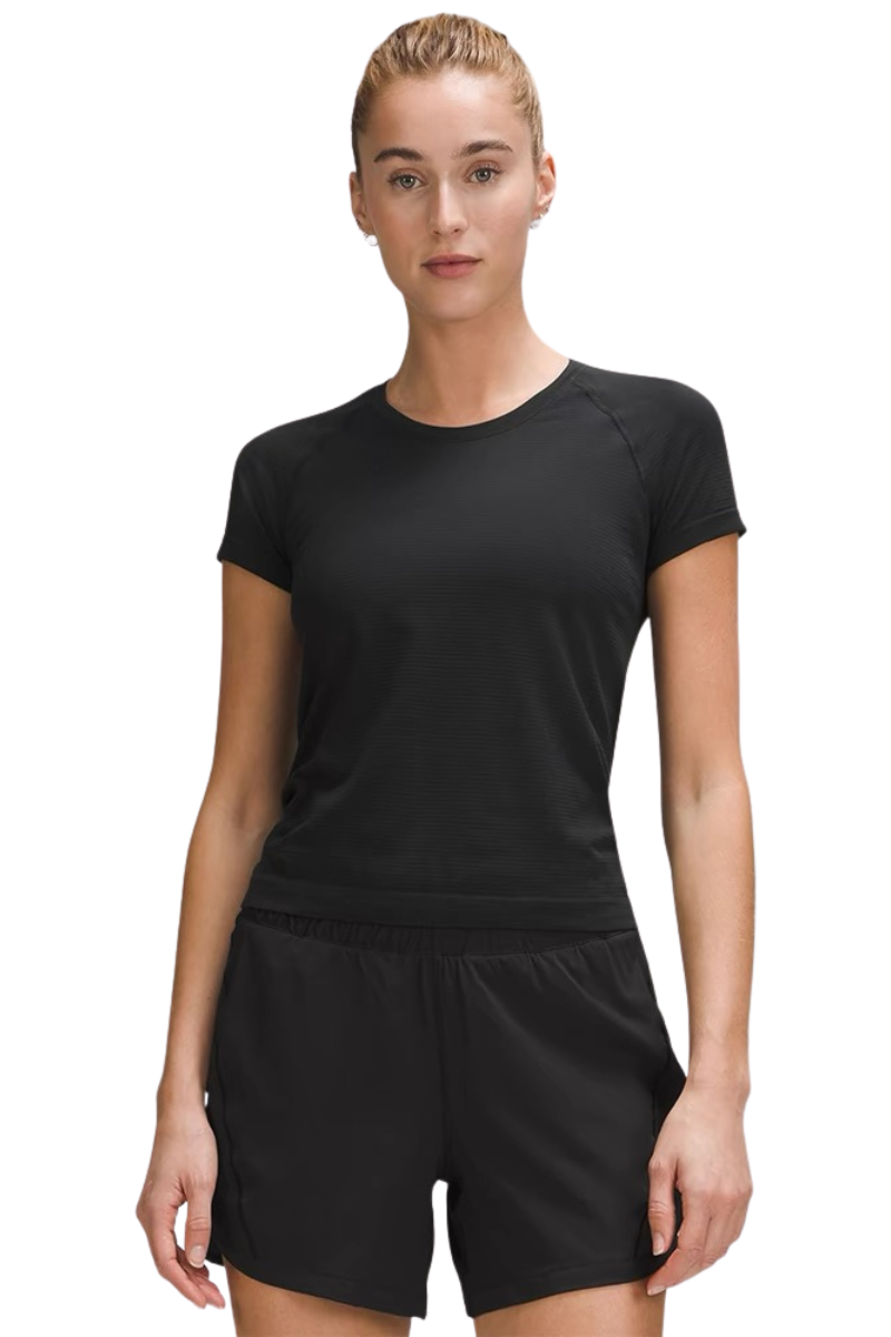 Lululemon Swiftly Tech Short Sleeve 2.0 *Race Black/Black LW3HT1S