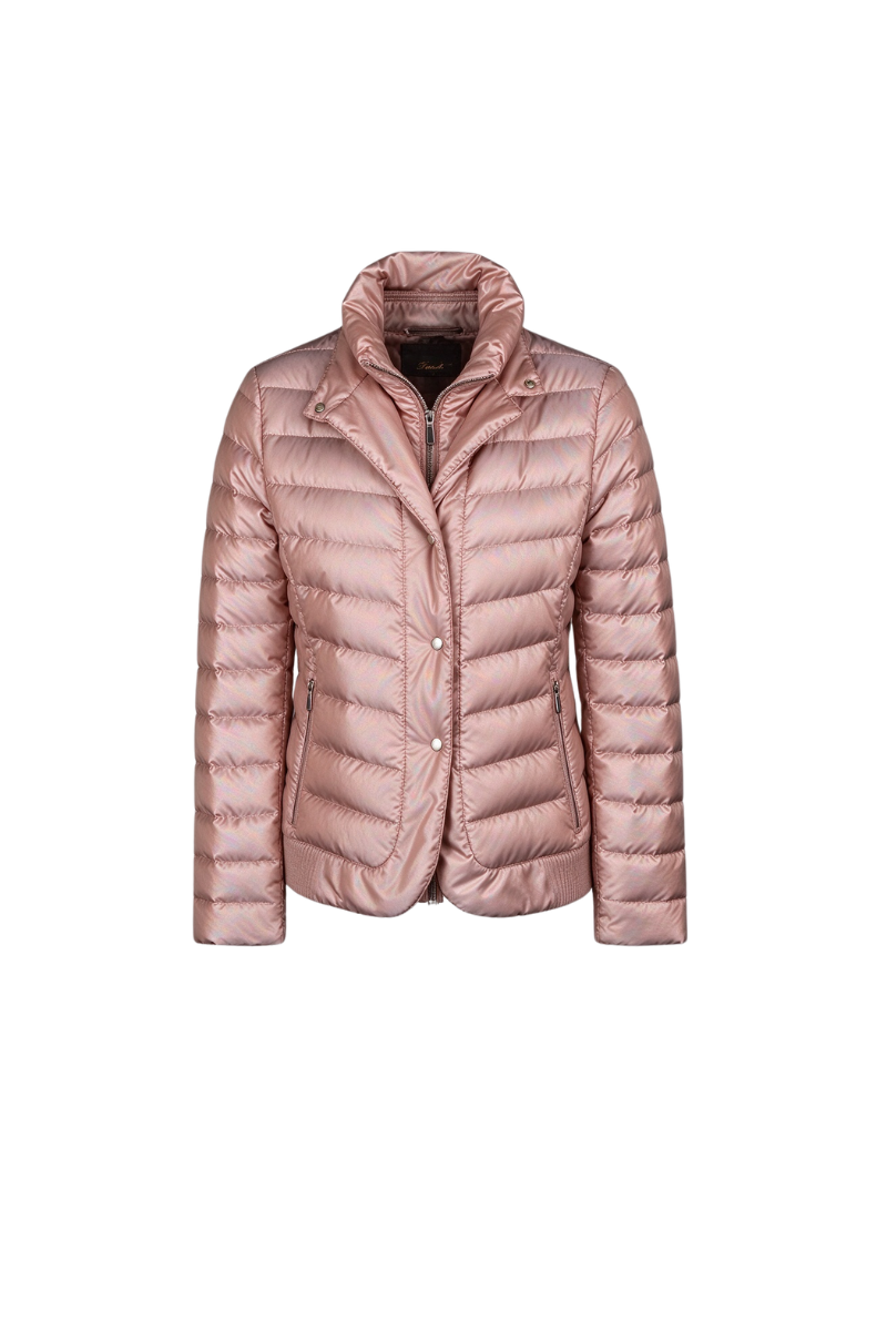 MooRER ELLI-THC Stand Collar Short Down Jacket Deserto