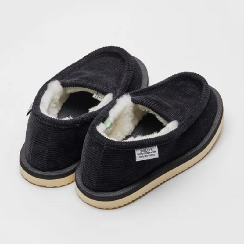 Womens | Suicoke ELS-ab Mouton Lined Mule Black