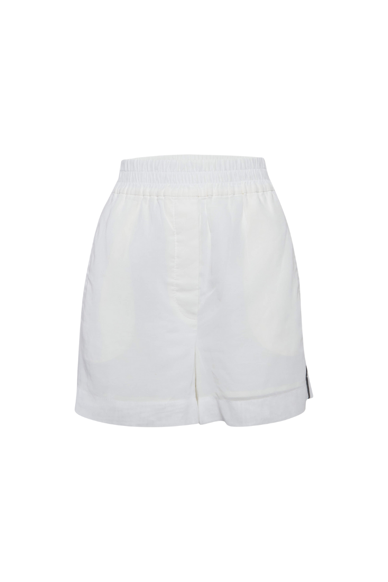 Brunello Cucinelli Embellished Cotton Shorts MP911P8068