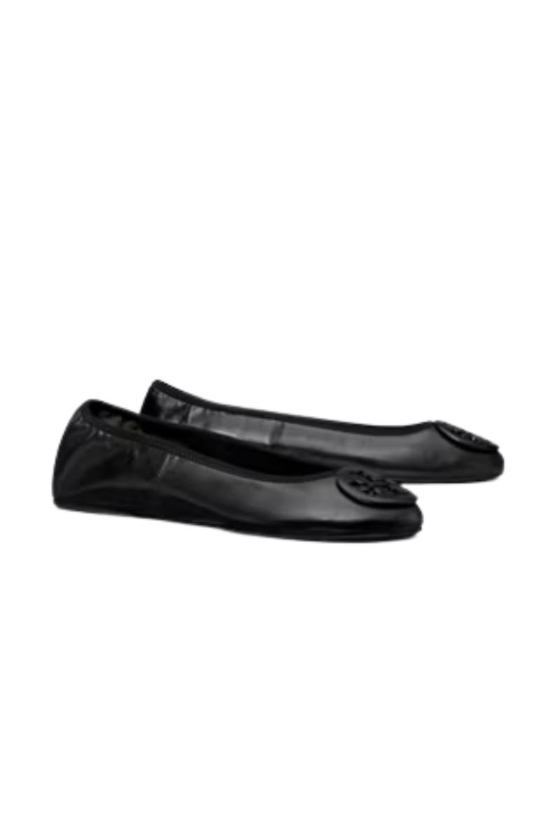 Tory Burch Reva Travel Ballet Nappa Leather Perfect Black / Perfect Black 177204-006