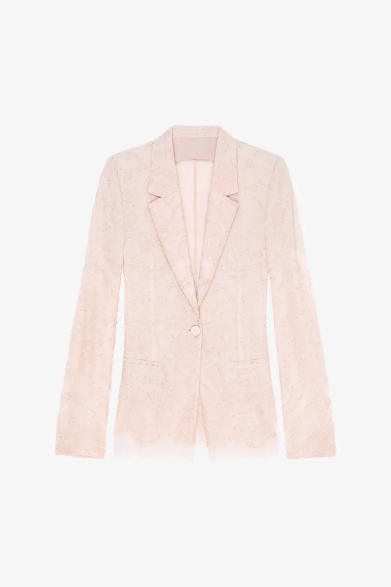Givenchy Bi Lace Jacket_Blush Pink
