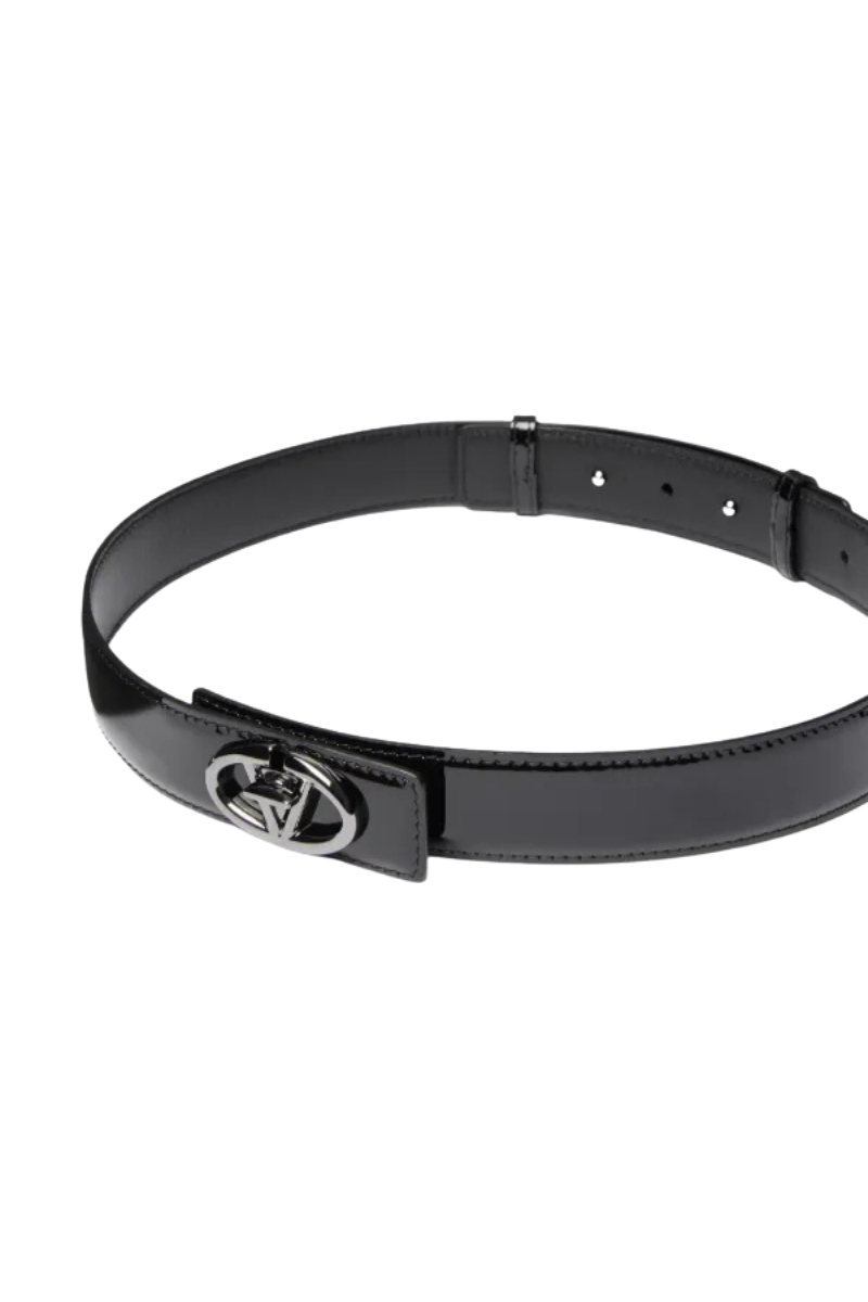 Valentino Garavani Vlogo The Bold Edition Patent Belt 30Mm