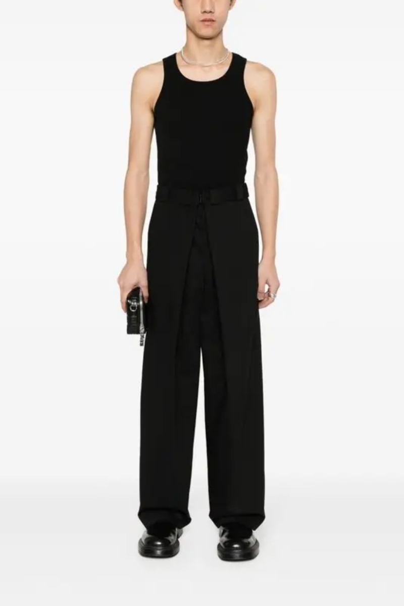 Givenchy Pleated Extra Large Chino-Black