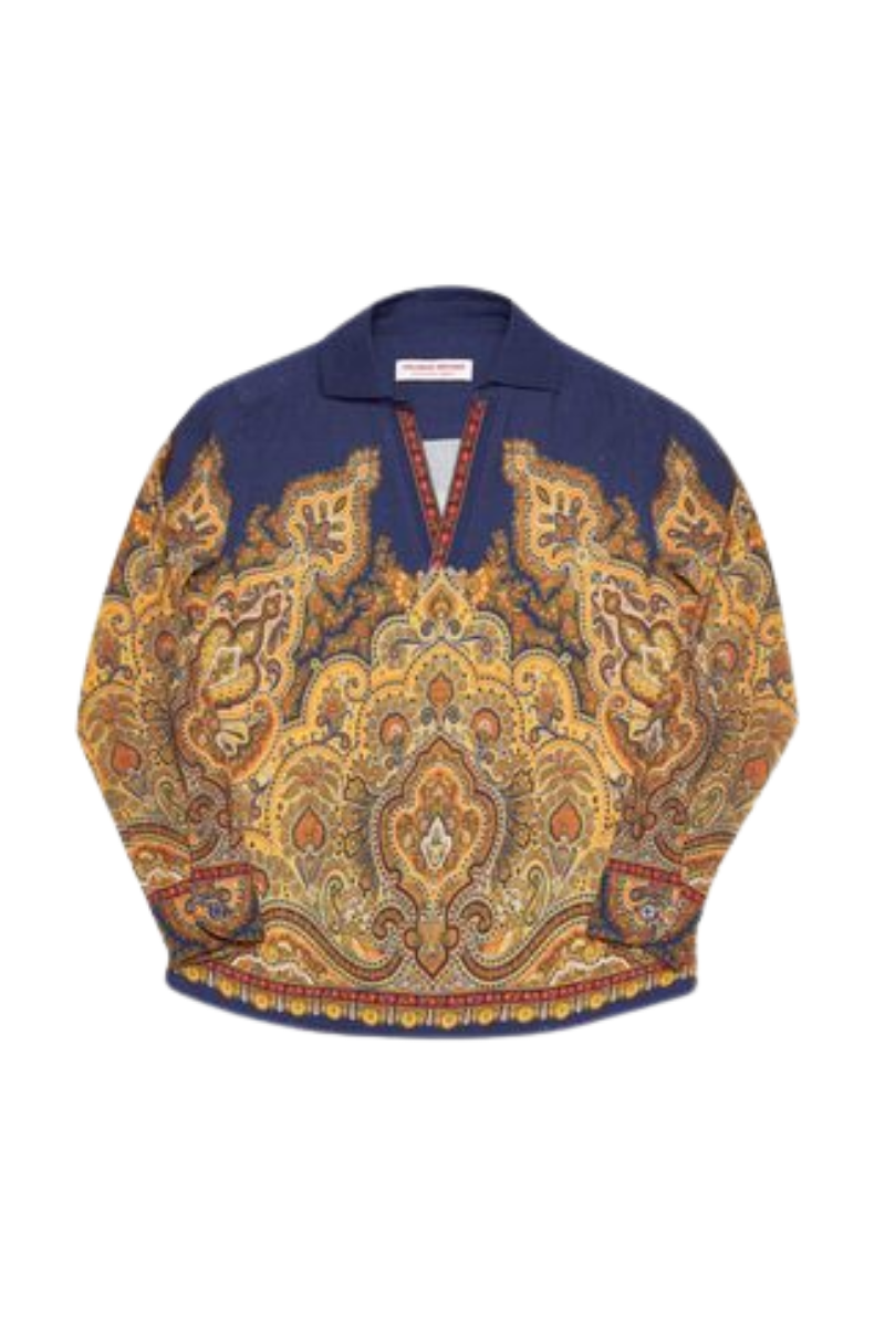 Orlebar Brown Kid'S Top Rhys Mystique Paisley-278036-Lagoon Blue