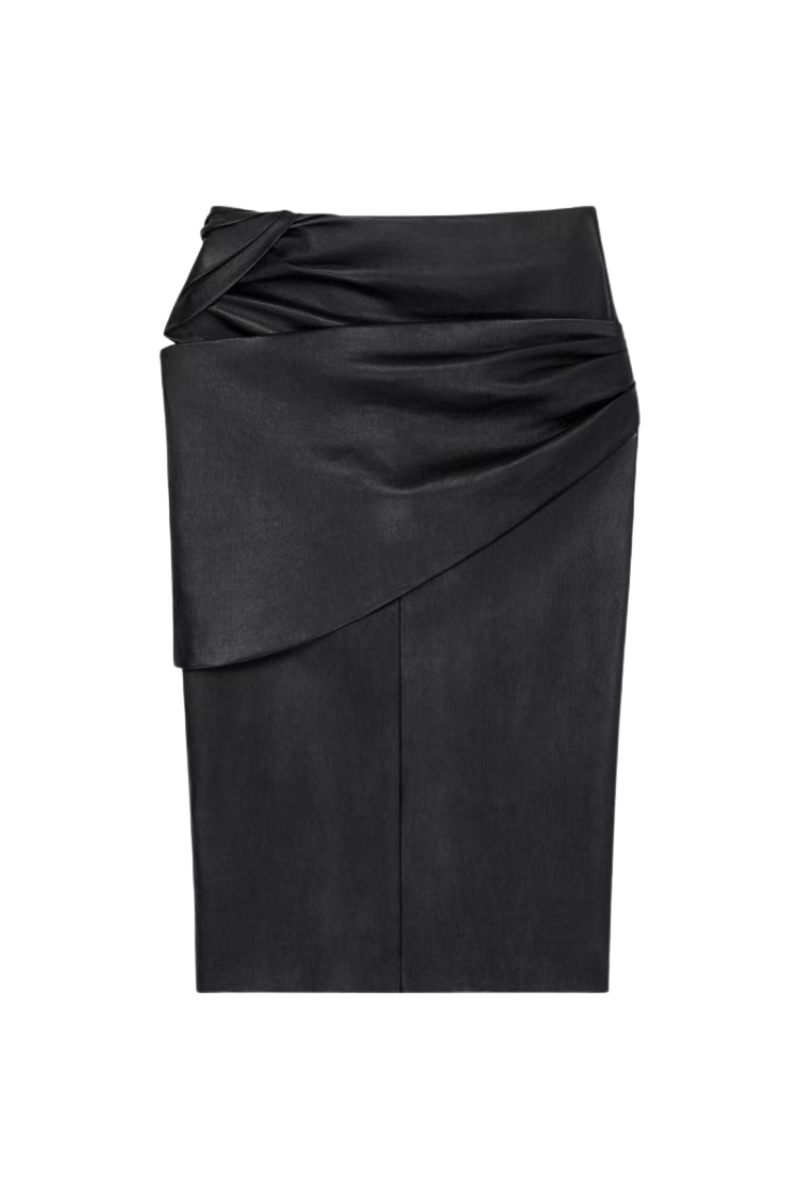Givenchy Draped Skirt Black BW40QX615L