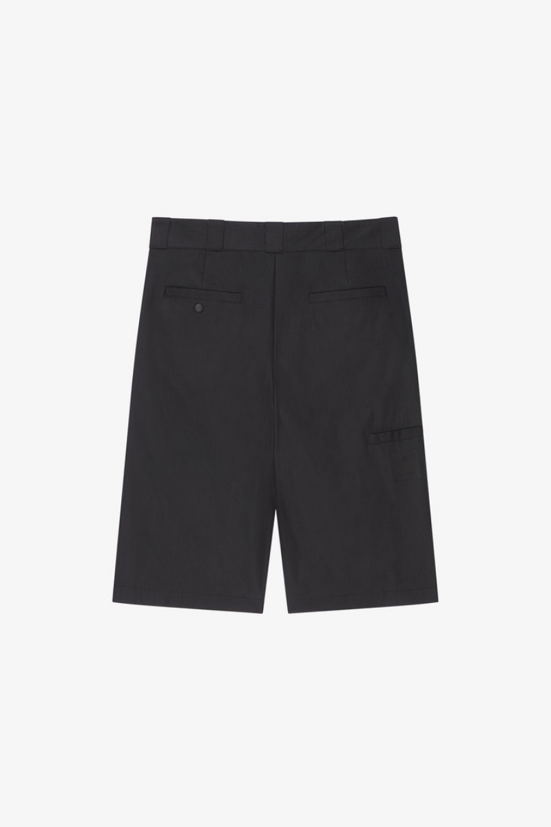Givenchy Chino Base Shorts With Leg Pocket_Black