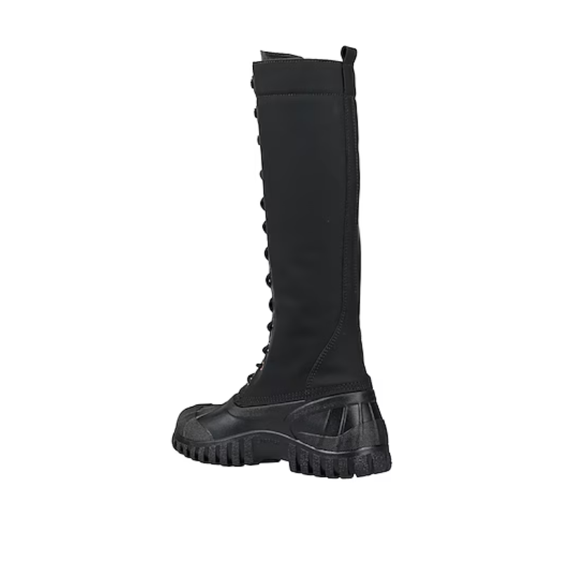 Womens | Diemme Anatra Tall Leather Lace-Up Boot Black