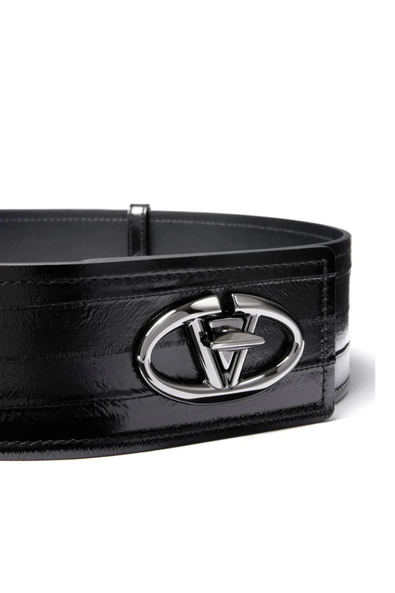 Valentino Garavani Vlogo The Bold Edition Leather Belt 60Mm