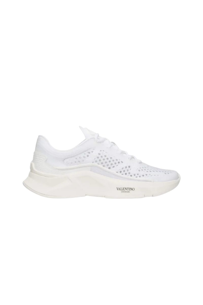 Valentino Garavani White True Actress Mesh Sneakers