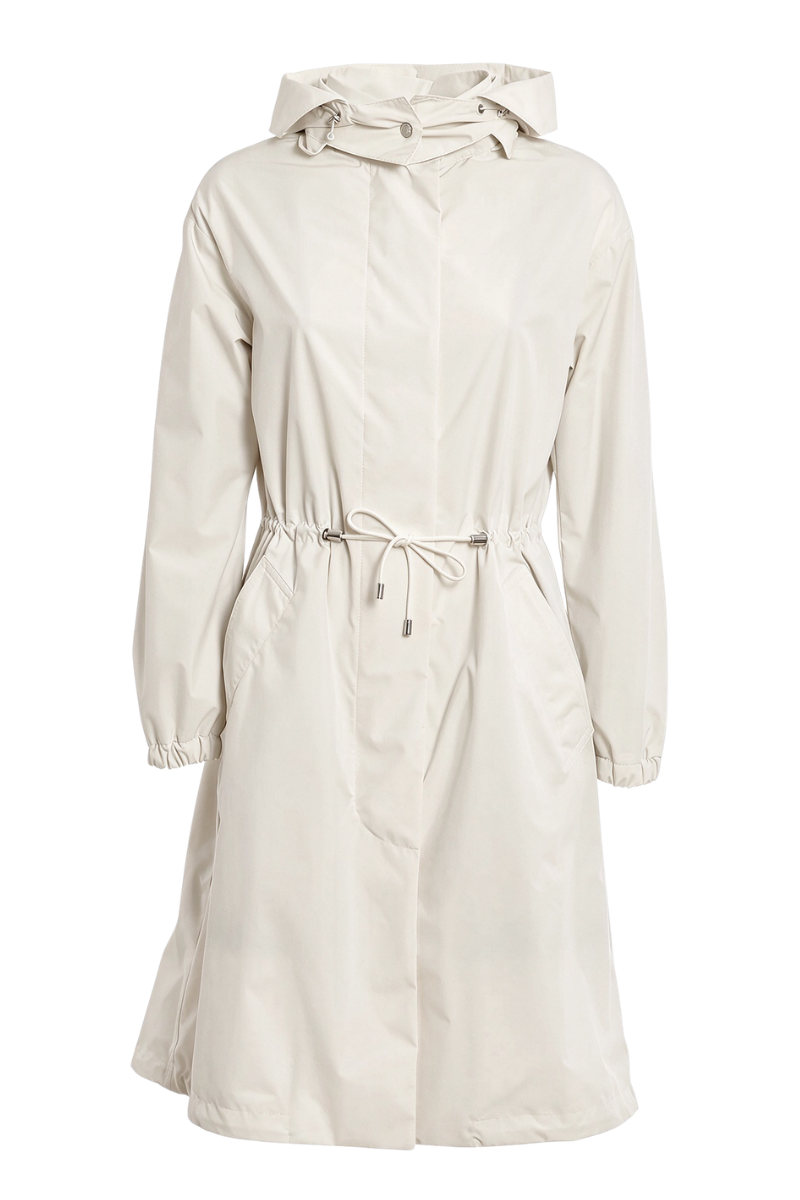 MooRER AITANASTP Long Stand Collar Coat Avory