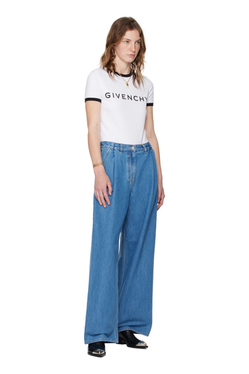 Givenchy Ringer T Shirt_White/Black