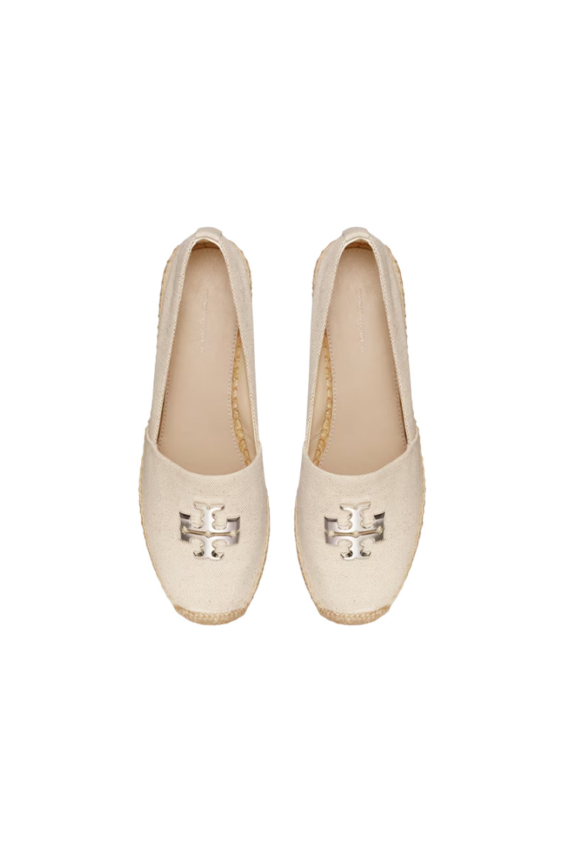 Tory Burch Eleanor Espadrille New Cream / Silver 184637-052