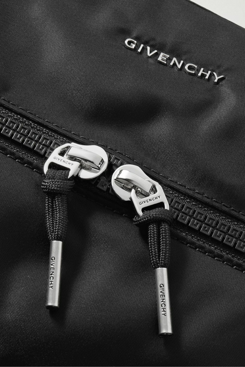 Givenchy Pandora Medium Leather-Trimmed Nylon Messenger Bag