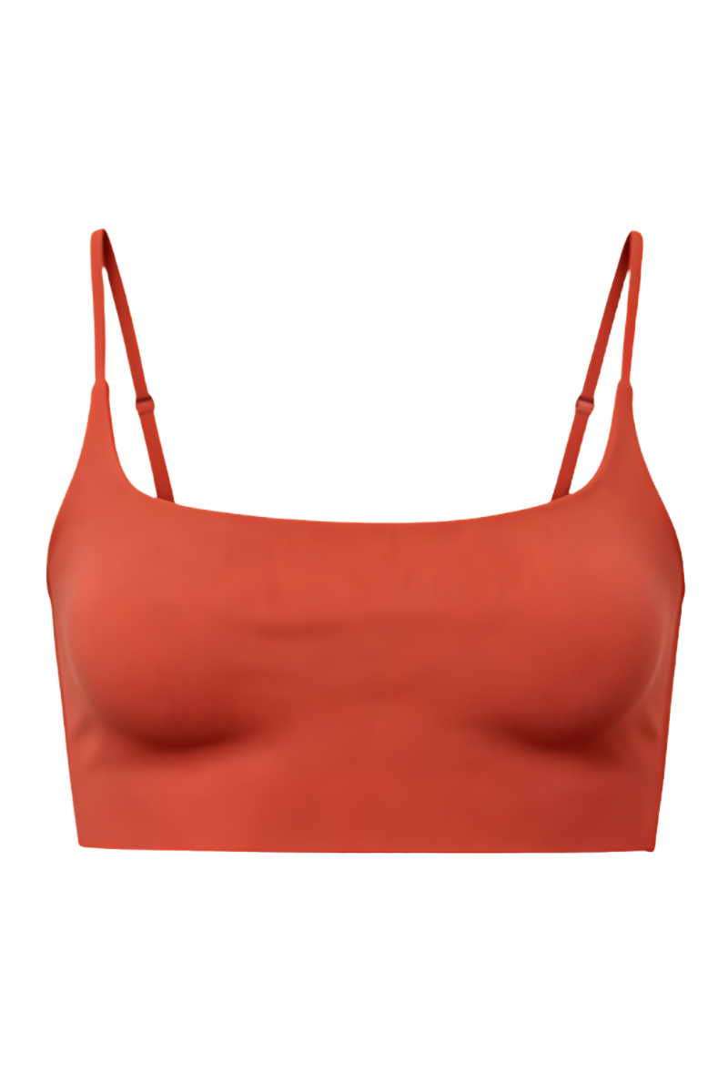 Bandier Bonded Low Impact Bra Mineral Red LOK00238