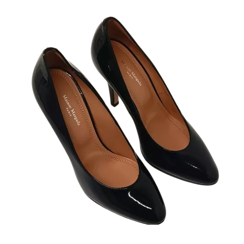 Womens | Maison Margiela Patent Leather Court Pumps (Black)