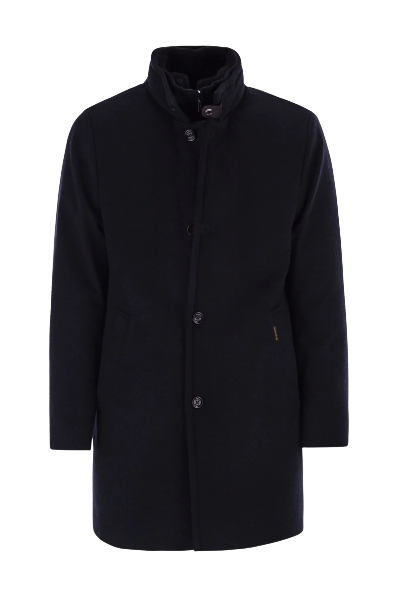MooRER BONDFURCS Mens Coat Blu