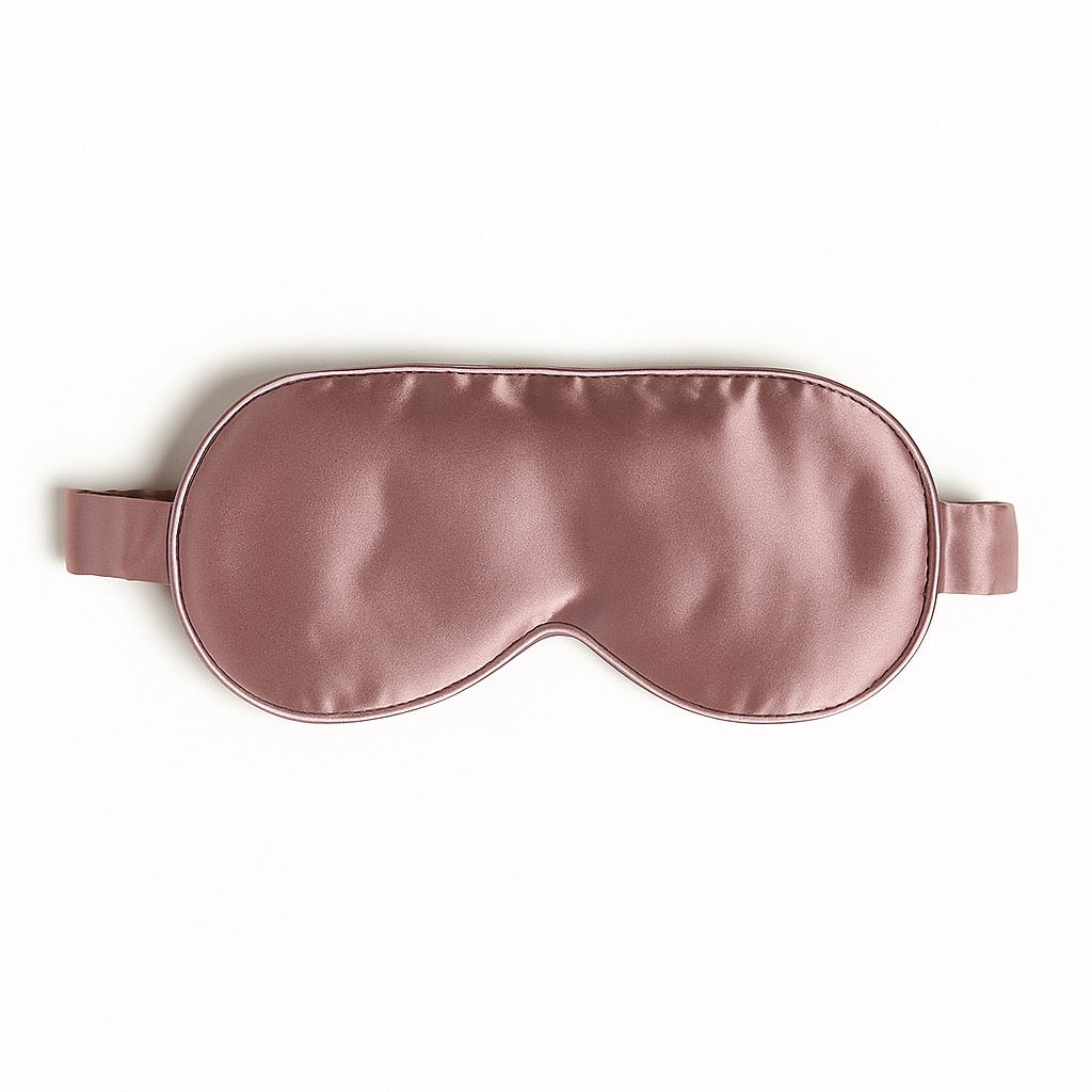 Max Simple Silk Eye Mask - Rose Pink