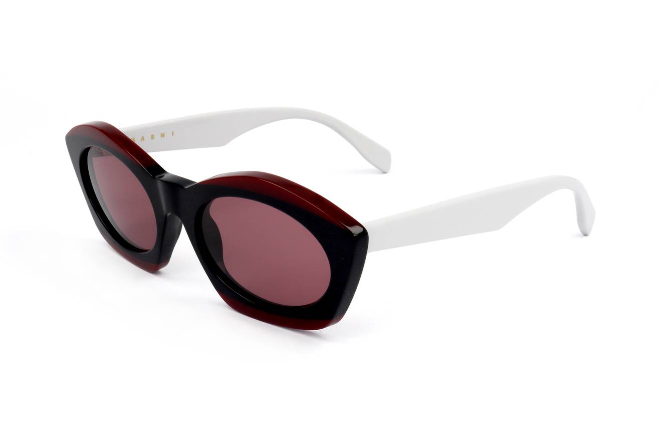 Marni ME647S 423 55 Sunglasses Red/White