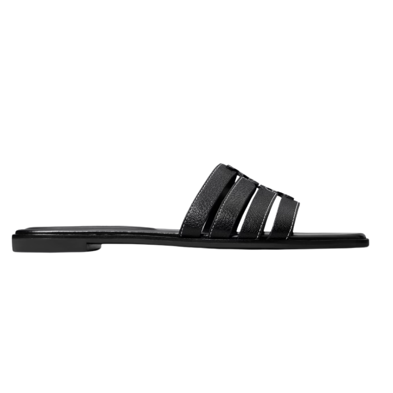 Tory Burch Ines Slide Sandals Perfect Black