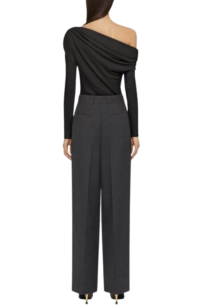 Givenchy Relaxed Fit Low Waist Pants Grey Mix BW514V14FU