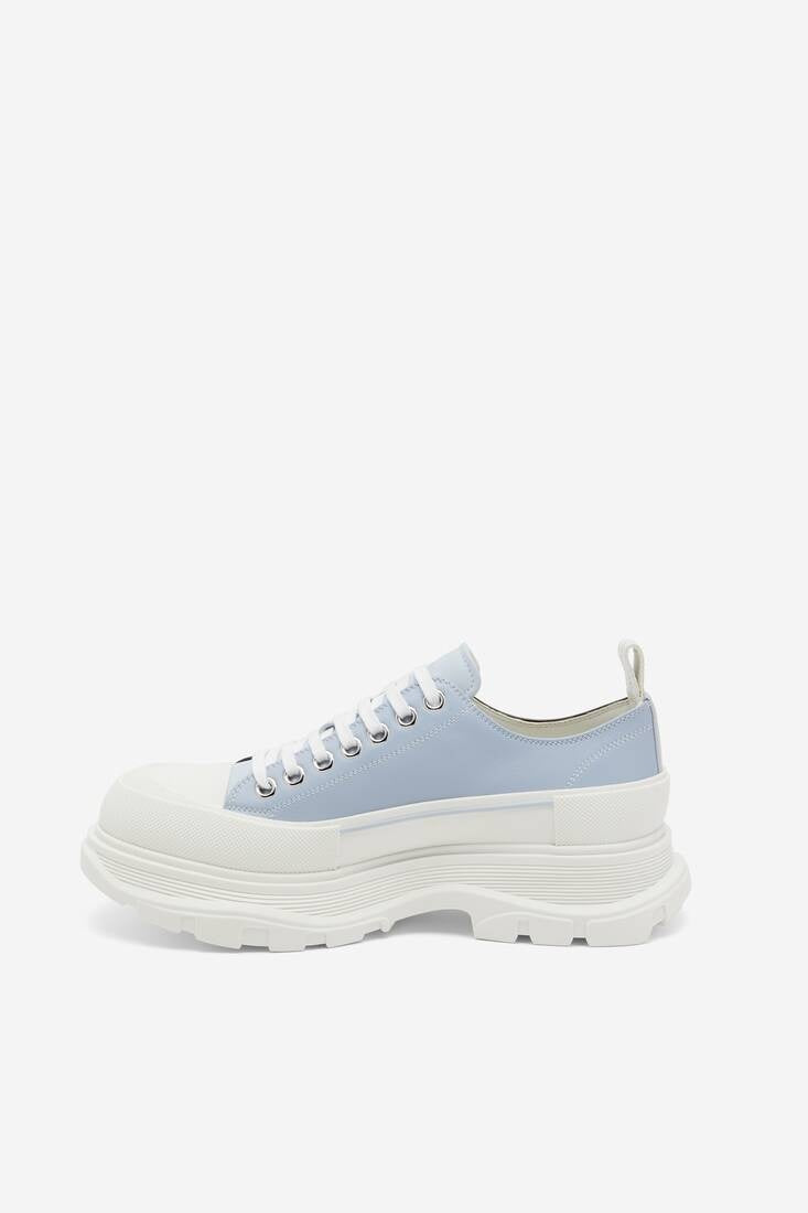 Alexander McQueen  Men's Tread Slick Lace Up in Navy/spring Blue