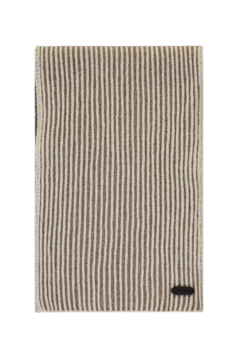 MooRER HOBART-WSV Scarves & Shawls Milk/Visone