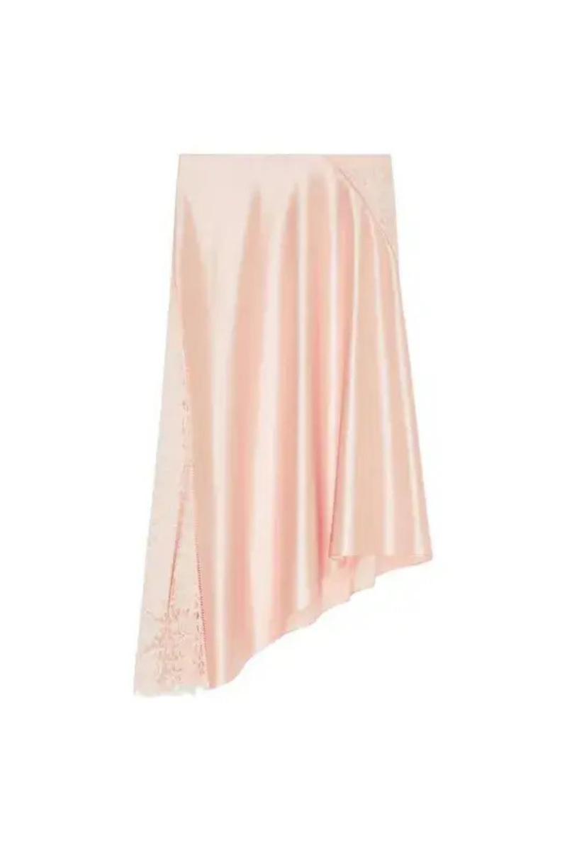 Givenchy Skirt With Lace Details_Blush Pink